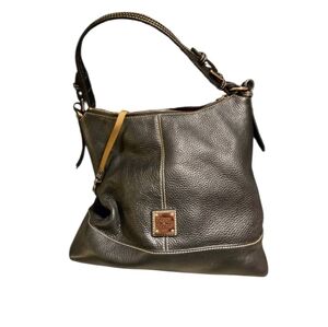 Dooney & Bourke Black Leather Shoulder Bag EUC